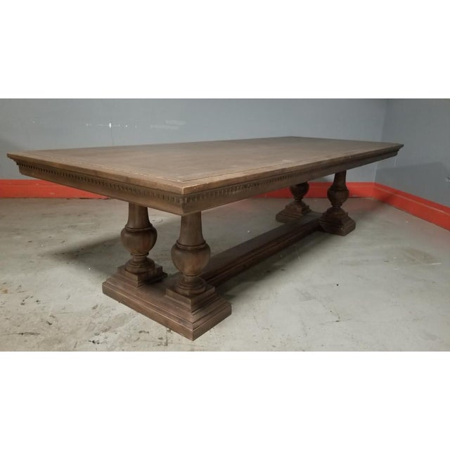 Rustic Restoration Hardware St. James Rectangular Extension Dining Table Chairish