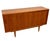 Mid-Century Modern Vintage Danish Mid-Century Modern Teak Sliding Door Credenza / Sideboard With Drawer For Sale - Image 3 of 13