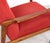 Vintage Danish Wooden Armchairs with Coral Fabric, 1950s, Set of 2 For Sale - Image 10 of 13