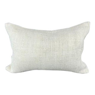 16 x 24 Hemp Pillow Turkish Cushion Natural White Pillow Cushion Cover For Sale