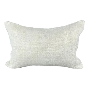 16 x 24 Hemp Pillow Turkish Cushion Natural White Pillow Cushion Cover