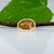 Gold Wide Comfort Fit Estate Band Ring: Solid 14k Gold – Hammered Polished Band, Size 6 For Sale - Image 8 of 9