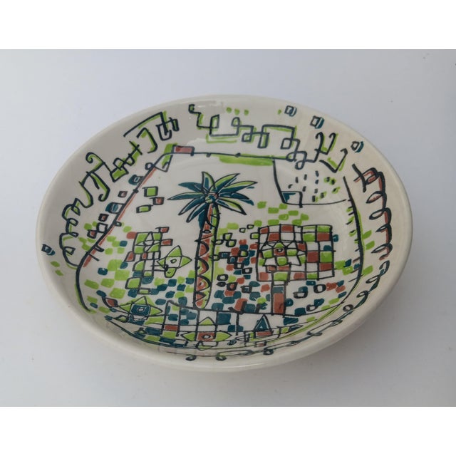 La Palmera Mora de Almazora Plate in Ceramic by Javier Mariscal, 1997 For Sale - Image 3 of 4
