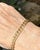 Gold 14k Gold Italian Link Bracelet Vintage For Sale - Image 8 of 9