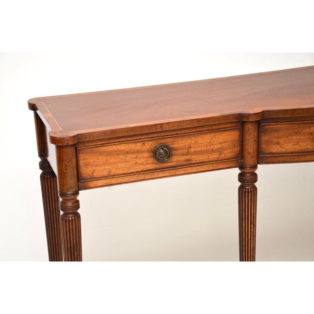 Wood Georgian Style Console Table, 1930 For Sale - Image 7 of 11