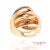 18k Solid Rose Gold Black and White Natural Diamond Ring For Sale In New York - Image 6 of 10