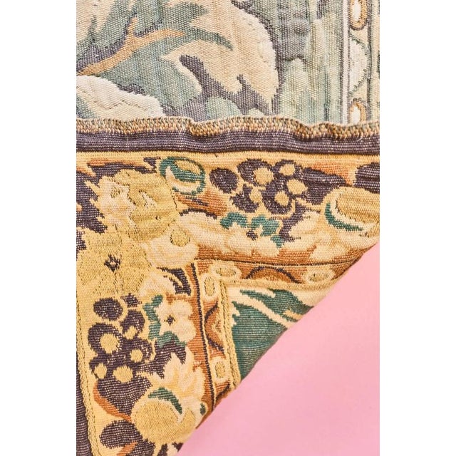 Wall Tapestry with Birds and Wooden Rod For Sale - Image 6 of 8