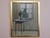 MORNING LIGHT Size: 17.3 x 14.2 inches (including frame) Oil on board A beautifully restrained mid-century interior...