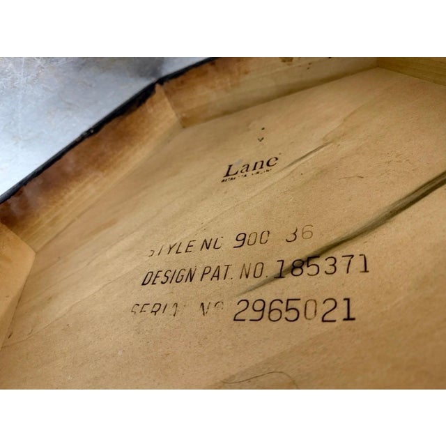 Wood Mid-Century Modern Lane Acclaim Round Walnut Side Table - Refinished For Sale - Image 7 of 7