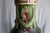 Green Large Mid 20th Century French Porcelain Hand Painted Vase Table Lamp For Sale - Image 8 of 9
