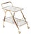 Brass and Walnut Bar Cart by Cesare Lacca, Italy, 1950s For Sale