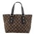 Gucci Gg Canvas Small Tote Brown Monogram Leather-Trim Gold-Hardware Bag For Sale
