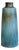 Studio Ceramic Vase with Anthracite-Turquoise Gradient Glaze from Lu and Gerd Grove, Germany, 1960s For Sale