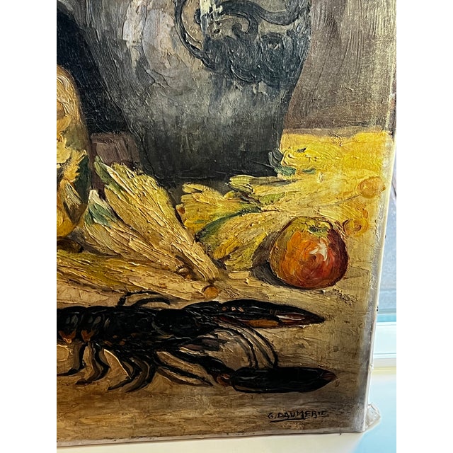 Mid 19th Century Antique Dutch Still Life Oil Painting For Sale - Image 5 of 11