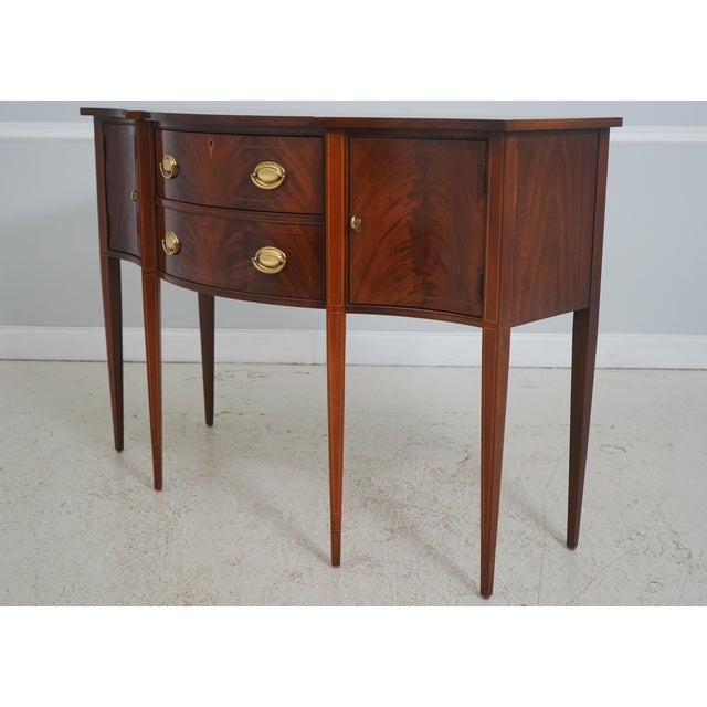 Traditional Hickory Chair Federal Inlaid Mahogany Sideboard For Sale - Image 3 of 18
