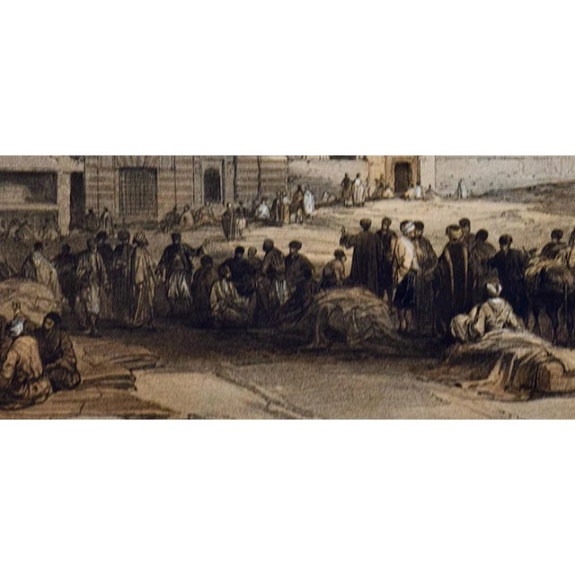 "Entrance to the Citadel Cairo": David Roberts ' 19th C. Hand Colored Lithograph, 1849 For Sale - Image 12 of 12
