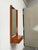 Mid-Century Modern Teak Wall Mirror with Drawer, 1960s For Sale - Image 10 of 18