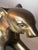 Vintage 1987 Solid Brass Panther Sculpture on Black Base – 23” Long, 14.8 LBS For Sale - Image 4 of 12