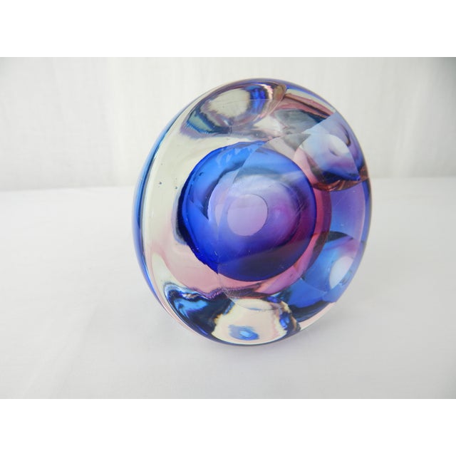 Mid-Century Faceted Petite Vase Attributed to Flavio Poli, Murano For Sale - Image 11 of 12