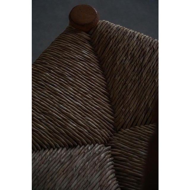 Modern Brutalist French Chairs in the style of Charles Dudouyt, 1960s, Set of 6 For Sale - Image 15 of 18