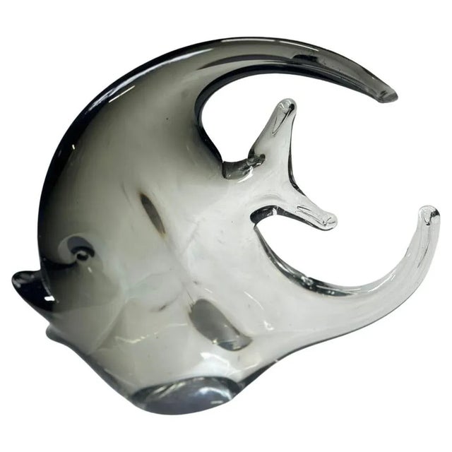 Glass Vintage Colorful Murano Glass Fish Figurines- Set of 7 For Sale - Image 7 of 12