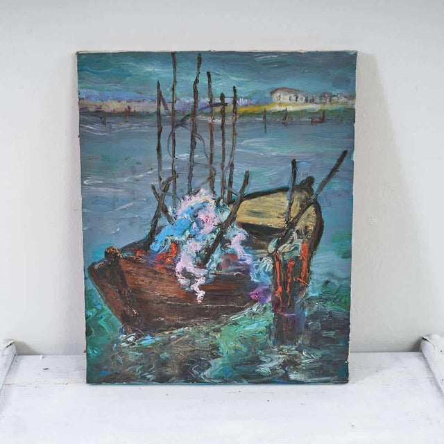 Giovanni Lovetti, Maritime, 2000s, Oil on Canvas For Sale - Image 6 of 6
