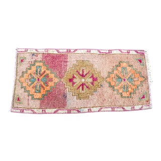 1960s Vintage Hand Knotted Rug For Sale