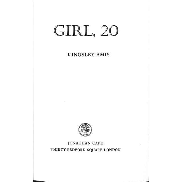 AMIS, Kingsley [253] pp. Jonathan Cape 1971 8" x 5 1/2" Set in London's swinging late '60s, Girl, 20 is "vintage Amis,...