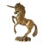 Vintage Solid Brass Unicorn Figure For Sale