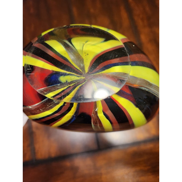 Murano Monumental 10lb Vintage Murano "Macchie" Sommerso Art Glass Vase –a.v.e.m. Style For Sale - Image 4 of 6