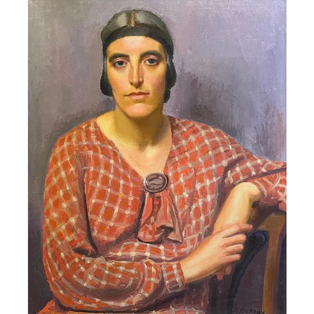 Armand Cacheux, Miss Cacheux 3, Oil on Canvas For Sale - Image 11 of 11