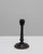 19th Century French Black Patinated Candlestick Holder For Sale - Image 4 of 18