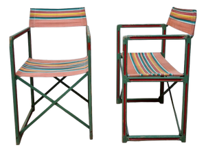 Vintage Folding Chairs by Table Auto B.P. Paris, 1950s, Set of 2