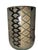 Glass Vintage Culver Imari Style Pitcher Pinched Spout Black, Gold and Frost Pattern For Sale - Image 7 of 9