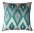 Contemporary Silk Ikat Bohemian Throw Pillow 16 X 16 For Sale