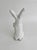 French Faience Bavent Rabbit Sculpture Figurine Early 1900s For Sale - Image 4 of 7