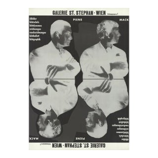 1961 Otto Piene 'Zero' Contemporary Black,Black & White Germany Offset Lithograph For Sale