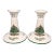 Vintage Spode Christmas Tree Candle Holders-Set of 2 For Sale