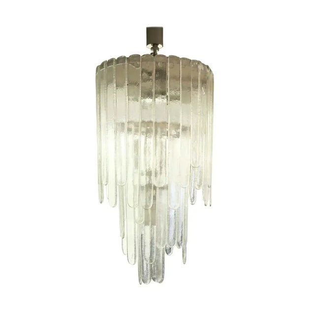 Gladiator Chandelier in Hand-Blown Glass, 1960s For Sale - Image 6 of 6