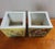Late 20th Century Chinese Porcelain Square Yellow Planters With Flowers - a Pair For Sale - Image 5 of 6