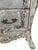 French Provincial French Provincial Silver Carved Bombé Chest – Rococo Floral Details – Vintage For Sale - Image 3 of 9