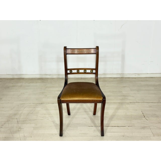 Colonial-Style Dining Chairs in Mahogany, Set of 4 For Sale - Image 14 of 15