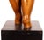 Wood Mid Century Modern Carved Wood Female Figure Bust Sculpture on Black Base For Sale - Image 7 of 7