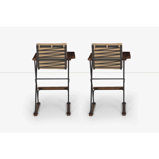 Brown Cleo Baldon High Stools - A Pair For Sale - Image 8 of 12