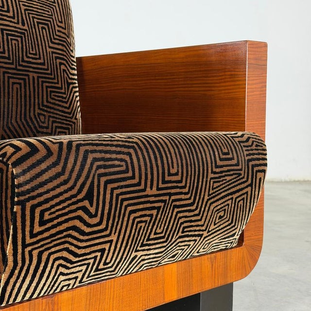 Rationalist Club Chairs by Giuseppe Pagano, 1930s, Set of 2 For Sale - Image 10 of 18