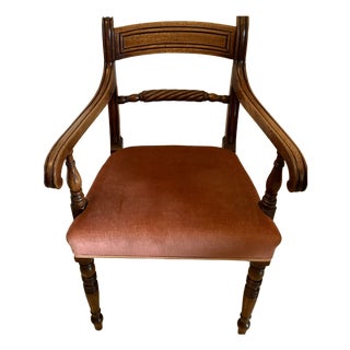 Antique Regency Mahogany Desk Armchair, 1820 For Sale