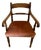 Antique Regency Mahogany Desk Armchair, 1820 For Sale