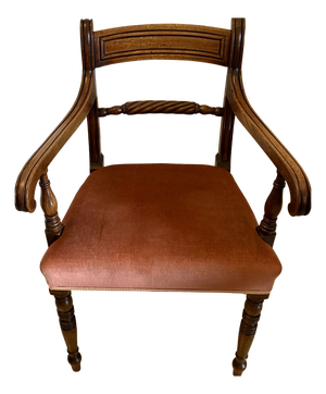 Antique Regency Mahogany Desk Armchair, 1820