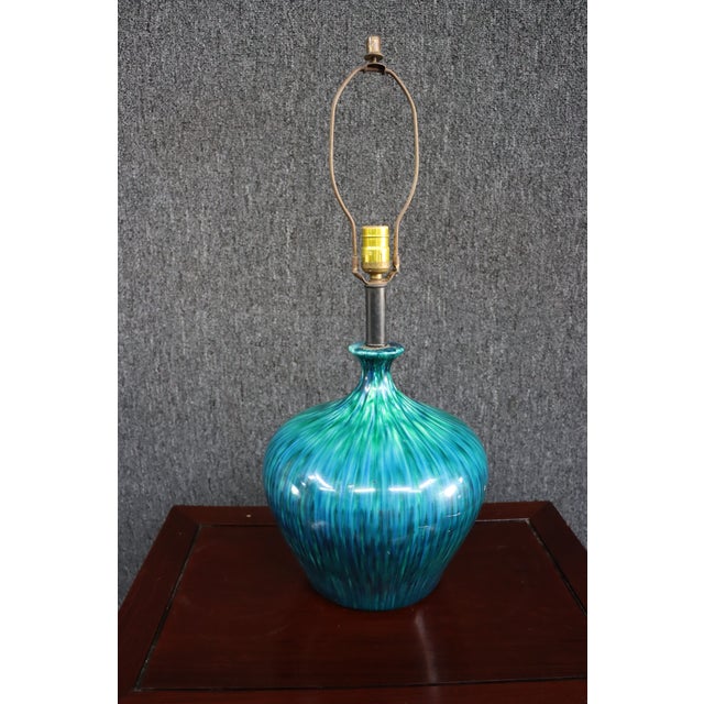 Modern Design Pottery Vase Table Lamp For Sale In Philadelphia - Image 6 of 6