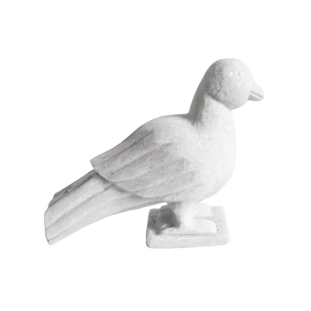 2020s White Marble Bird For Sale - Image 5 of 5